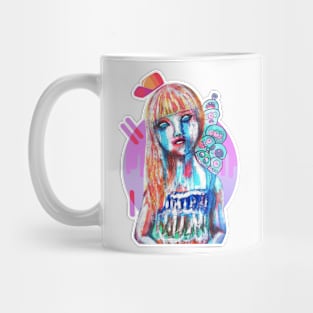 abstract marry laine painting Mug